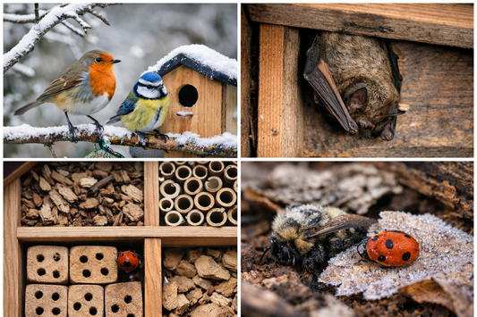 Garden wildlife in winter: birds, bats and bugs in the UK